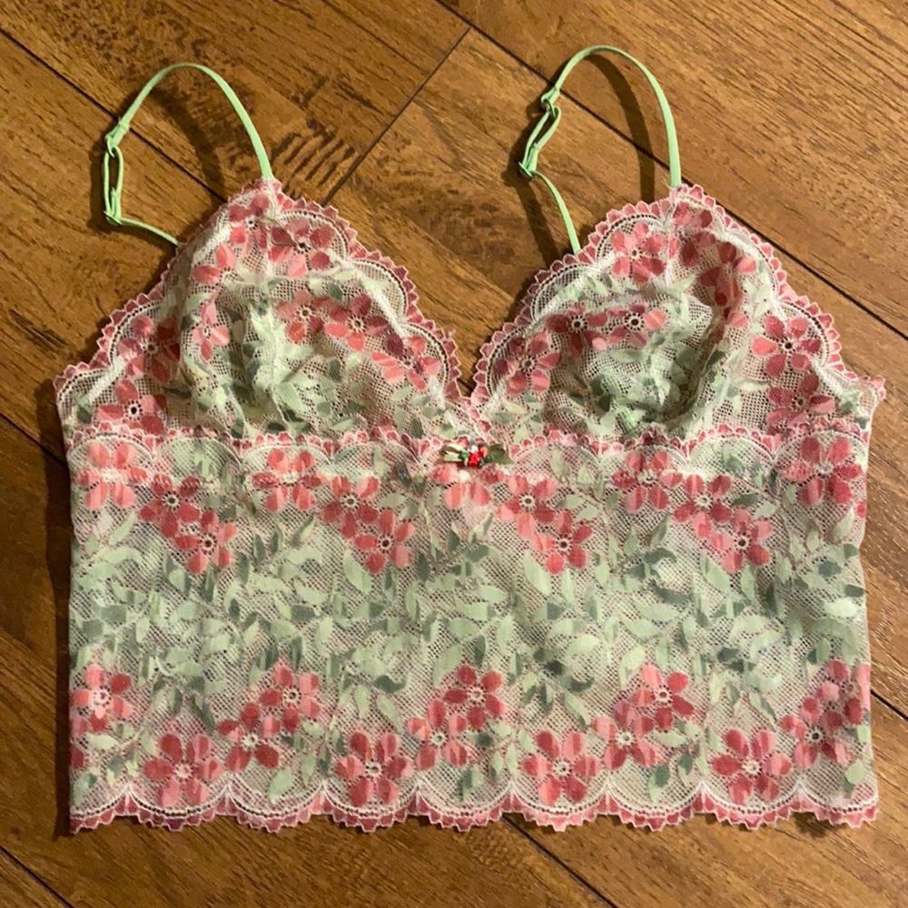 Floral Lacey Bralet Lingerie